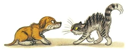 Рисунки к сказке.Сутеева кто сказал мяу