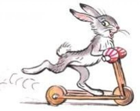 Разные колеса Сутеев заяц