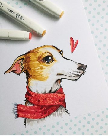 Рисунки маркерами