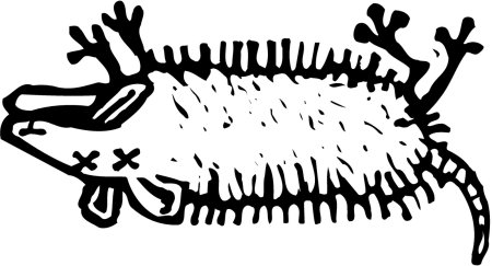 Нарисовать Мертвое животное