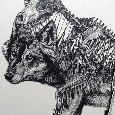 Мифические волки монстры