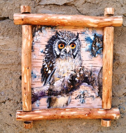 Картины на бересте животных