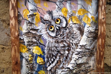 Рисование на бересте