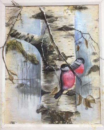 Рисование на бересте