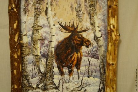 Рисование на бересте