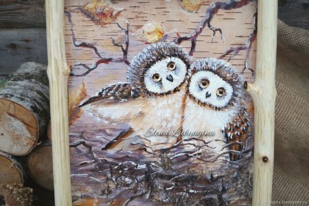 Рисование на бересте