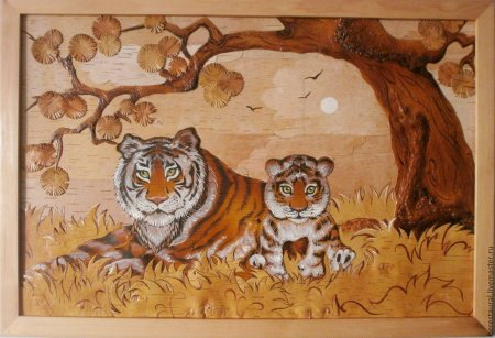 Панно на бересте