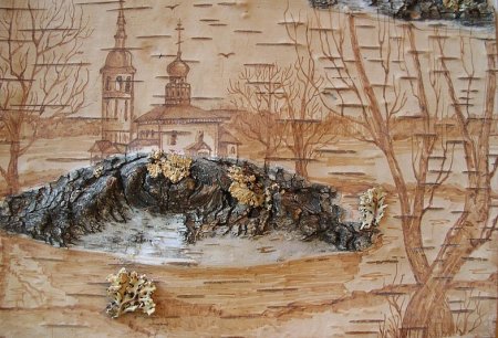 Картина на бересте