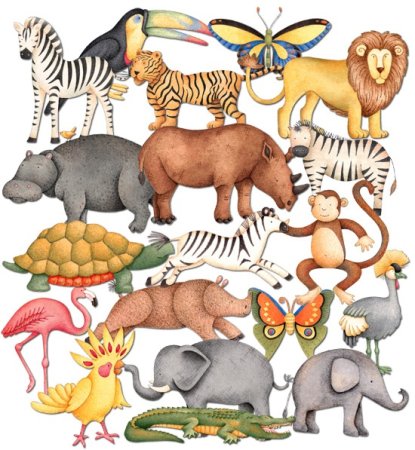 Животные Африки для детей