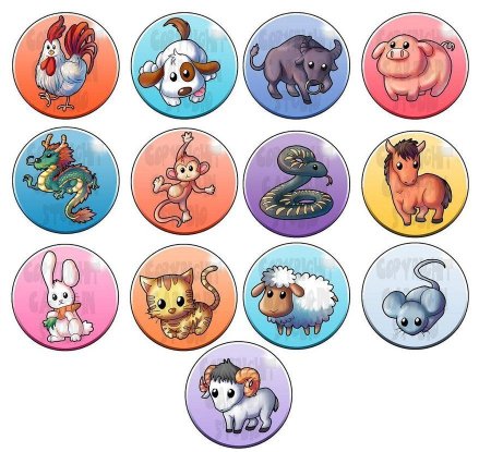 12 Животных символов года