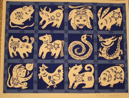 Двенадцать животных китайского гороскопа