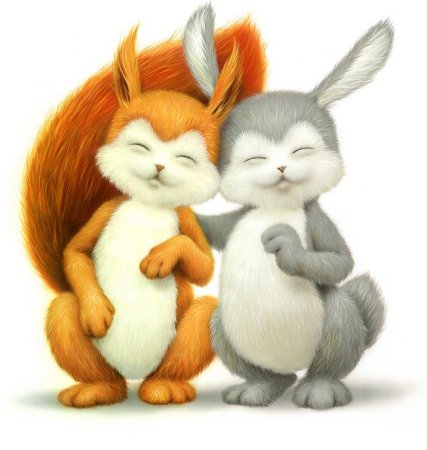 Зайчик и Белочка