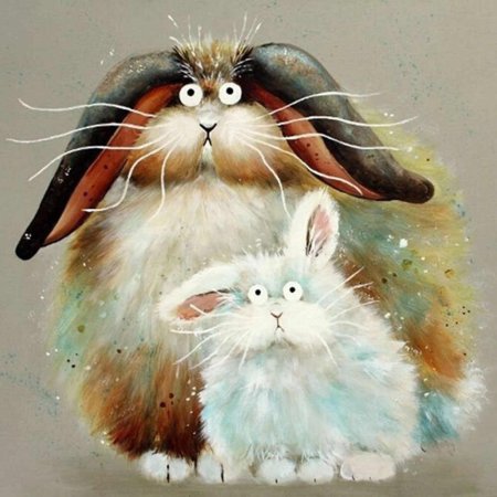 Картины Ким Хаскинс котики художник