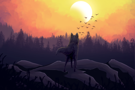 Одинокий волк аниме