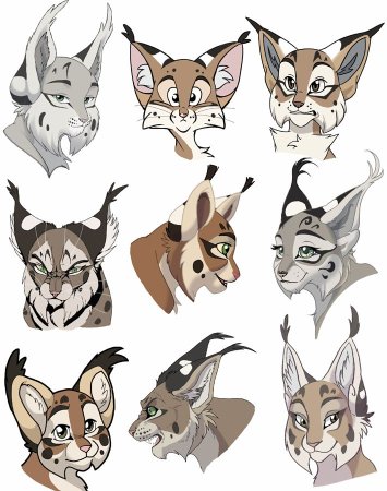 Окрас рыси референс