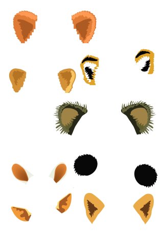 Уши животных для детей