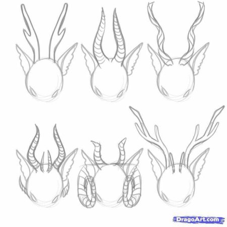 Рога дракона референс