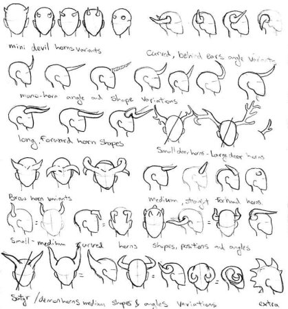 Референс рисования Рогов
