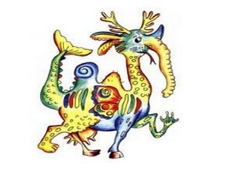 Рисунки несуществующих животных для детей