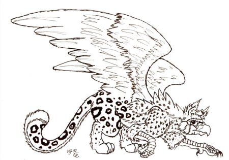 Раскраска волшебные существа