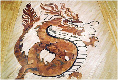 Художественный паркет интарсия