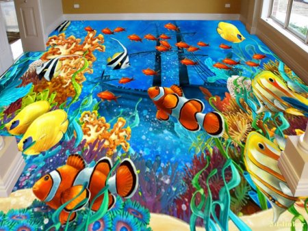 Линолеум 3д в зал