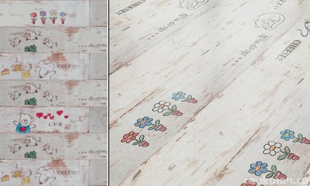 Детский ламинат с рисунком