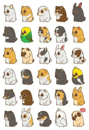 Стикеры с животными