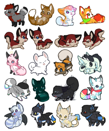 Животные в мультяшном стиле