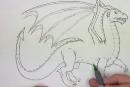 Несуществующее животное дракон