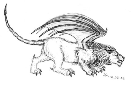 Мантикора из Гарри Поттера