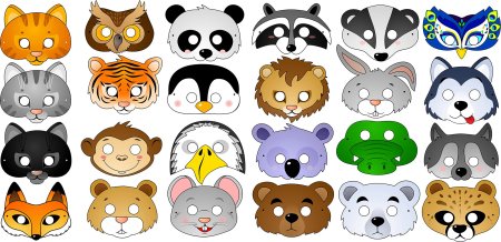 Маски животных