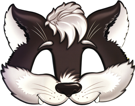 Маска волка для детей