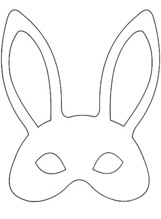 Маска карнавальная "заяц"