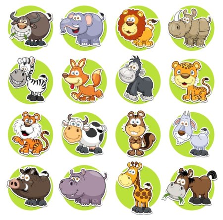 Эмблемы с животными для детей