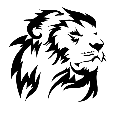 Тату Лев трайбл эскизы