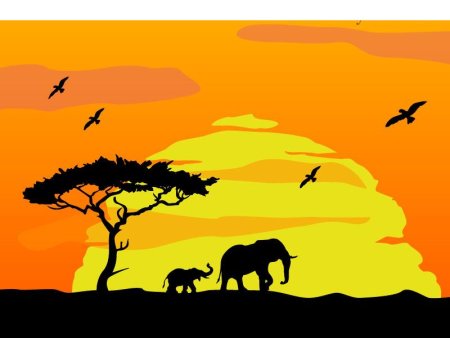 Саванна Король Лев Африка