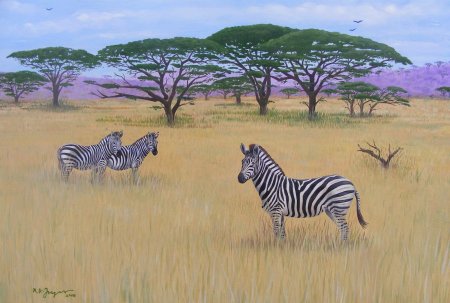 Африканский пейзаж для детей