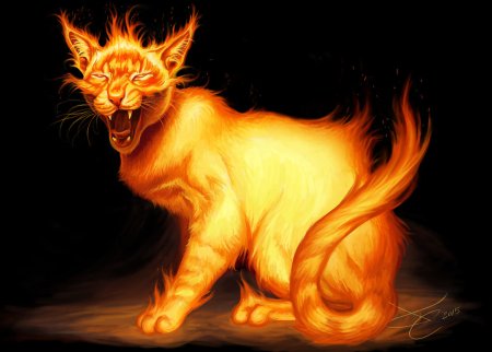 Коты Воители Огненный кот