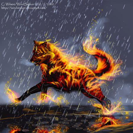 Огненный волк Пандемониум