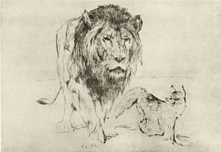 Валентин Серов анималистика Графика