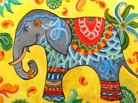 Декоративное рисование животные