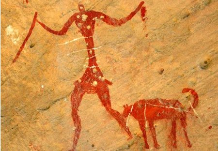 Древние наскальные рисунки древних людей