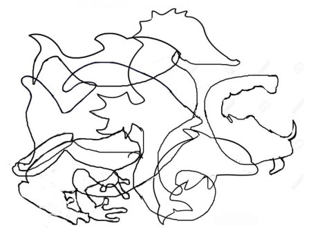 Наложенные изображения морские обитатели