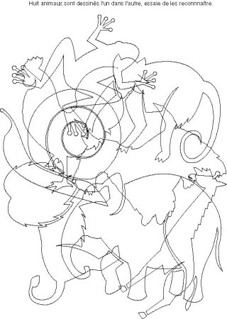 Наложенные изображения животных