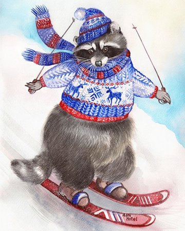 Свитер с оленями