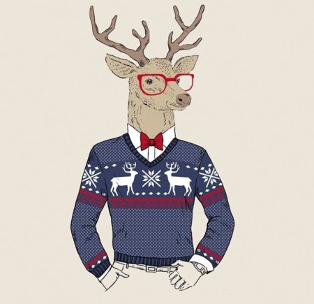 Хипстер в свитере