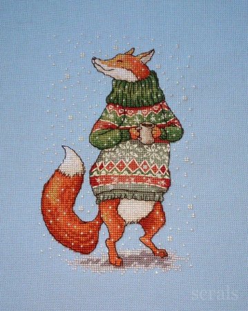 Мишка в свитере рисунок