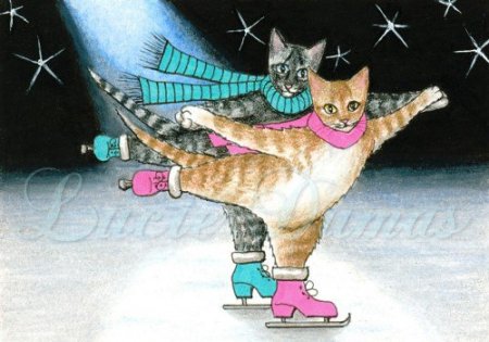 Кот намконьках