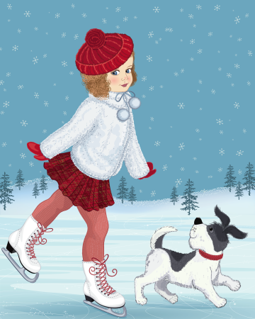 Зимние забавы коньки